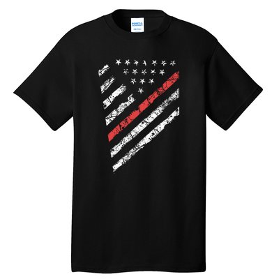 Tactical Pro Supply Patriotic American Flag Tall T-Shirt