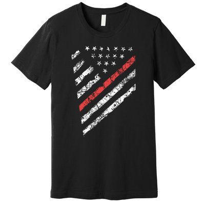 Tactical Pro Supply Patriotic American Flag Premium T-Shirt