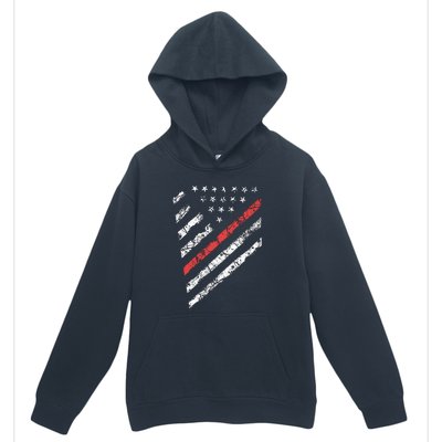 Tactical Pro Supply Patriotic American Flag Urban Pullover Hoodie