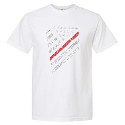 Tactical Pro Supply Patriotic American Flag Garment-Dyed Heavyweight T-Shirt