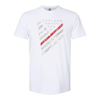 Tactical Pro Supply Patriotic American Flag Softstyle® CVC T-Shirt