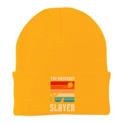 The Pheasant Slayer Funny Bird Hunting Knit Cap Winter Beanie