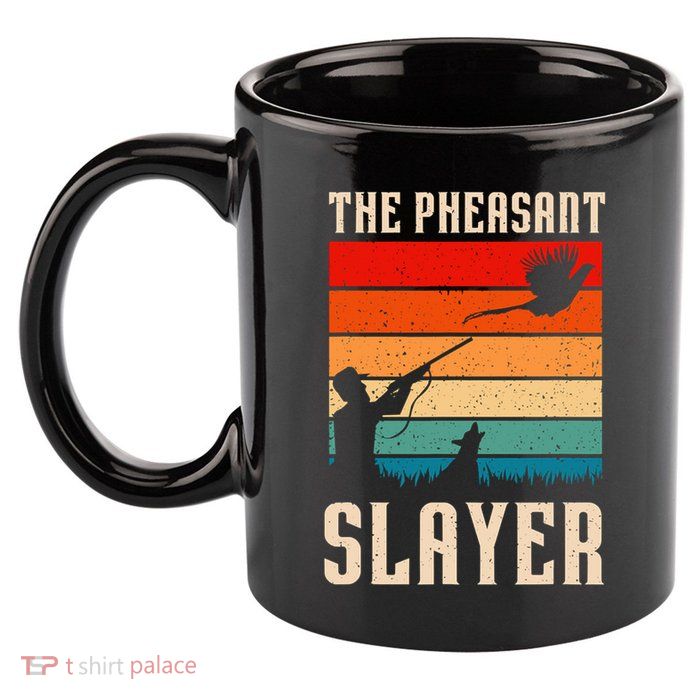 The Pheasant Slayer Funny Bird Hunting 11oz C Handle Ceramic Mug