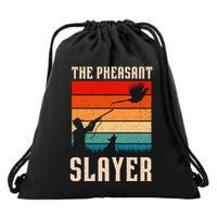The Pheasant Slayer Funny Bird Hunting Drawstring Bag