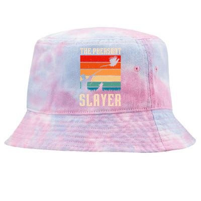 The Pheasant Slayer Funny Bird Hunting Tie-Dyed Bucket Hat