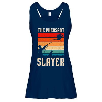 The Pheasant Slayer Funny Bird Hunting Ladies Essential Flowy Tank