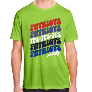 Temecula Preparatory School Tps Patriots Spirit Day Adult ChromaSoft Performance T-Shirt