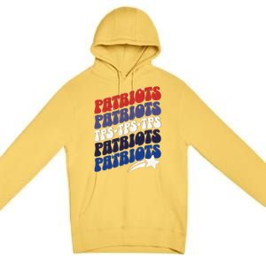 Temecula Preparatory School Tps Patriots Spirit Day Premium Pullover Hoodie