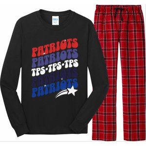 Temecula Preparatory School Tps Patriots Spirit Day Long Sleeve Pajama Set