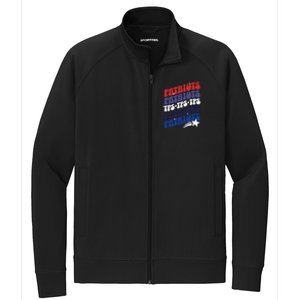 Temecula Preparatory School Tps Patriots Spirit Day Stretch Full-Zip Cadet Jacket