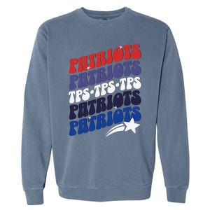 Temecula Preparatory School Tps Patriots Spirit Day Garment-Dyed Sweatshirt