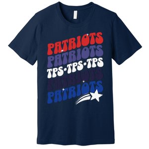 Temecula Preparatory School Tps Patriots Spirit Day Premium T-Shirt