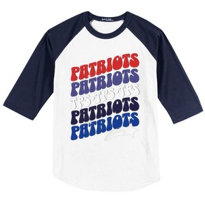 Temecula Preparatory School Tps Patriots Spirit Day Baseball Sleeve Shirt