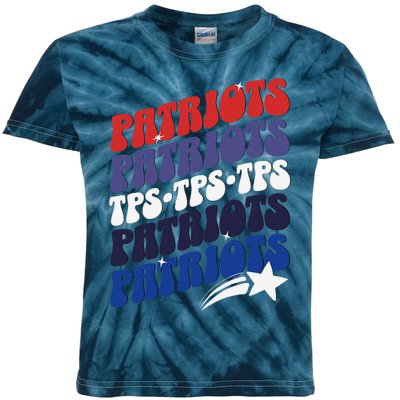 Temecula Preparatory School Tps Patriots Spirit Day Kids Tie-Dye T-Shirt