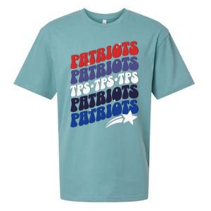 Temecula Preparatory School Tps Patriots Spirit Day Sueded Cloud Jersey T-Shirt