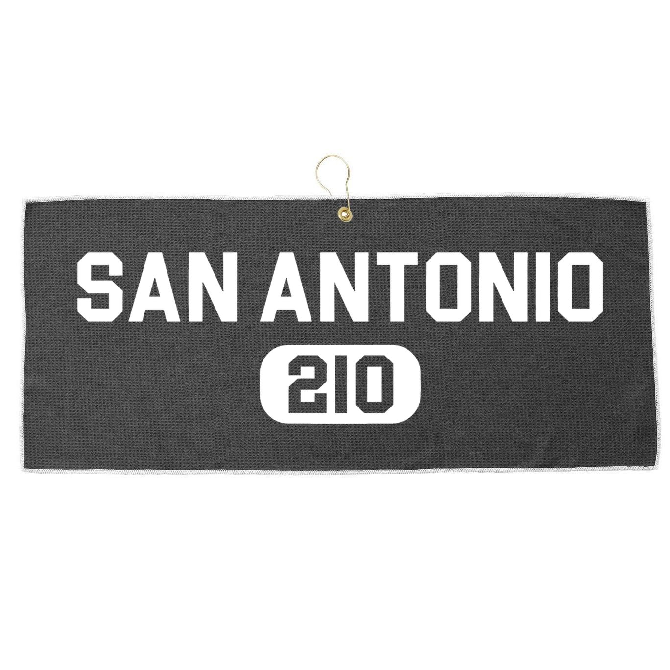 Tony Parker San Antonio 210 Large Microfiber Waffle Golf Towel