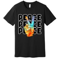 TieDye Peace Symbol Fun Nostalgic Retro 1960's Hippie 70's Premium T-Shirt