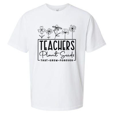 Teachers Plant Seeds That Grow Forever Sueded Cloud Jersey T-Shirt