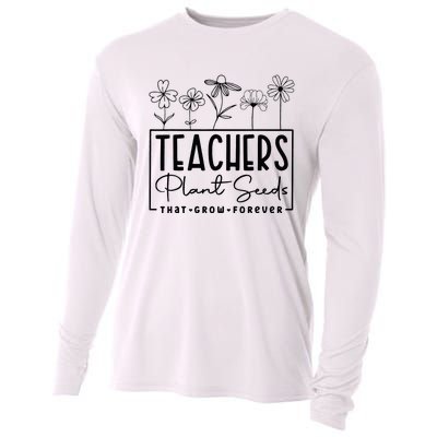 Teachers Plant Seeds That Grow Forever Cooling Performance Long Sleeve Crew