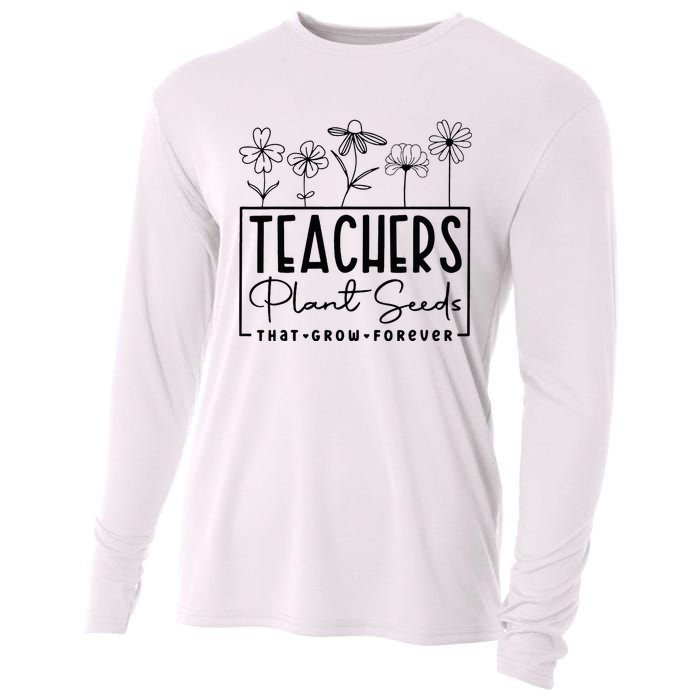 Teachers Plant Seeds That Grow Forever Cooling Performance Long Sleeve Crew