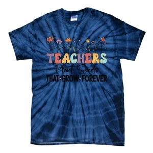 Teachers Plant Seeds PNG Tie-Dye T-Shirt