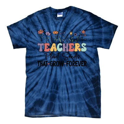 Teachers Plant Seeds PNG Tie-Dye T-Shirt