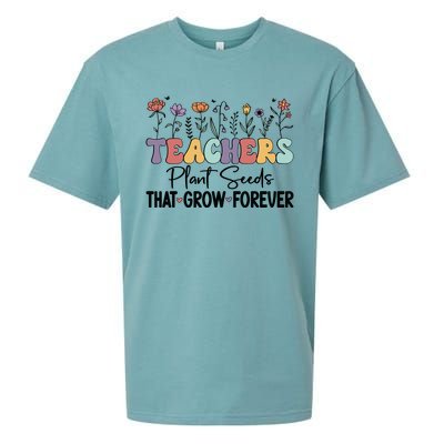 Teachers Plant Seeds PNG Sueded Cloud Jersey T-Shirt