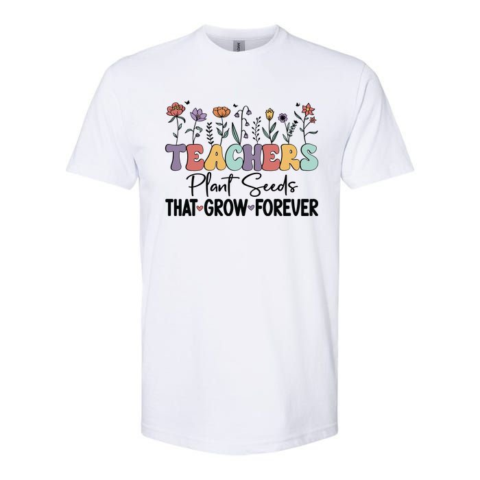 Teachers Plant Seeds PNG Softstyle CVC T-Shirt