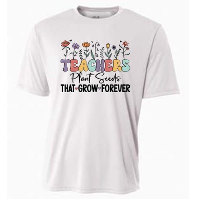 Teachers Plant Seeds PNG Cooling Performance Crew T-Shirt