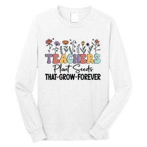 Teachers Plant Seeds PNG Long Sleeve Shirt