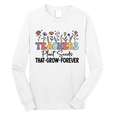 Teachers Plant Seeds PNG Long Sleeve Shirt