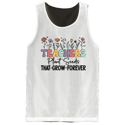 Teachers Plant Seeds PNG Mesh Reversible Basketball Jersey Tank