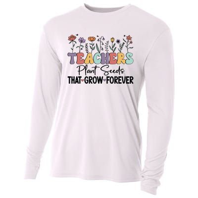 Teachers Plant Seeds PNG Cooling Performance Long Sleeve Crew