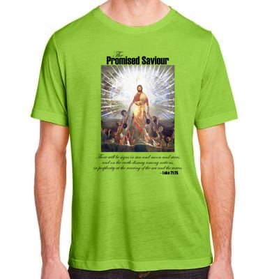 The Promised Saviour Luke Bible Quote Jesus Pray For Peace Adult ChromaSoft Performance T-Shirt