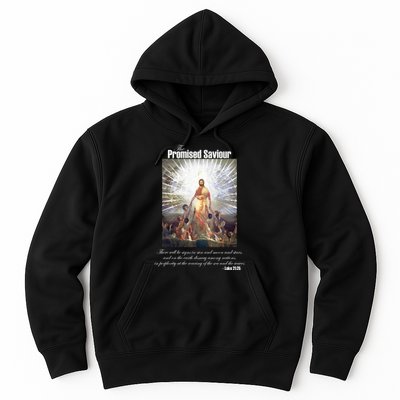 The Promised Saviour Luke Bible Quote Jesus Pray For Peace Hoodie