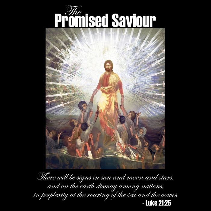 The Promised Saviour Luke Bible Quote Jesus Pray For Peace T-Shirt