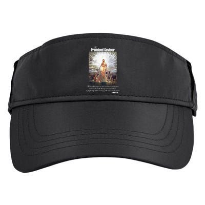 The Promised Saviour Luke Bible Quote Jesus Pray For Peace Adult Drive Performance Visor