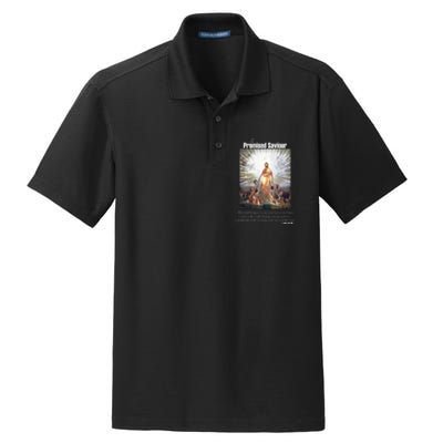 The Promised Saviour Luke Bible Quote Jesus Pray For Peace Dry Zone Grid Polo