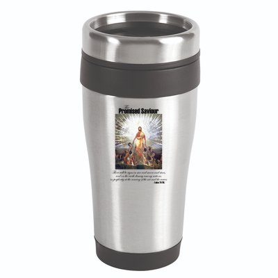 The Promised Saviour Luke Bible Quote Jesus Pray For Peace 16oz Travel Tumbler