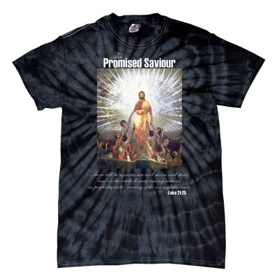 The Promised Saviour Luke Bible Quote Jesus Pray For Peace Tie-Dye T-Shirt