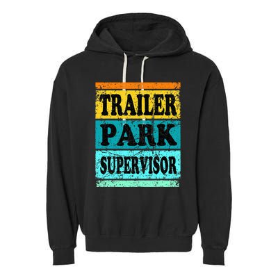 Trailer Park Supervisor Hillbilly Party Wear Redneck Costume Garment-Dyed Fleece Hoodie