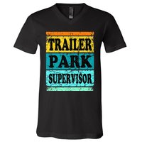 Trailer Park Supervisor Hillbilly Party Wear Redneck Costume V-Neck T-Shirt