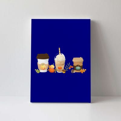 Thanksgiving Pumpkin Spice Coffee Drinker Canvas