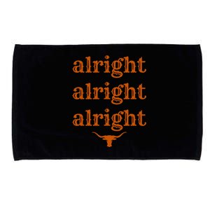 Texas Pride State USA Alright Alright Alright Texas Longhorn Microfiber Hand Towel