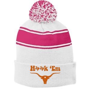 Texas Pride State Usa Alright Alright Alright Stripe Pom Pom Beanie