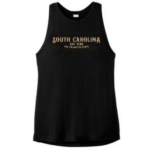 The Palmetto State South Carolina Ladies PosiCharge Tri-Blend Wicking Tank