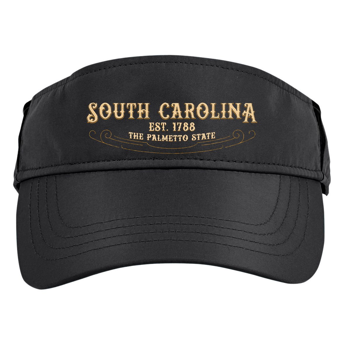 The Palmetto State South Carolina Adult Drive Performance Visor