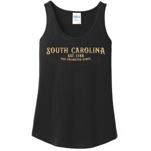 The Palmetto State South Carolina Ladies Essential Tank