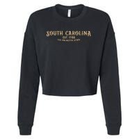 The Palmetto State South Carolina Cropped Pullover Crew