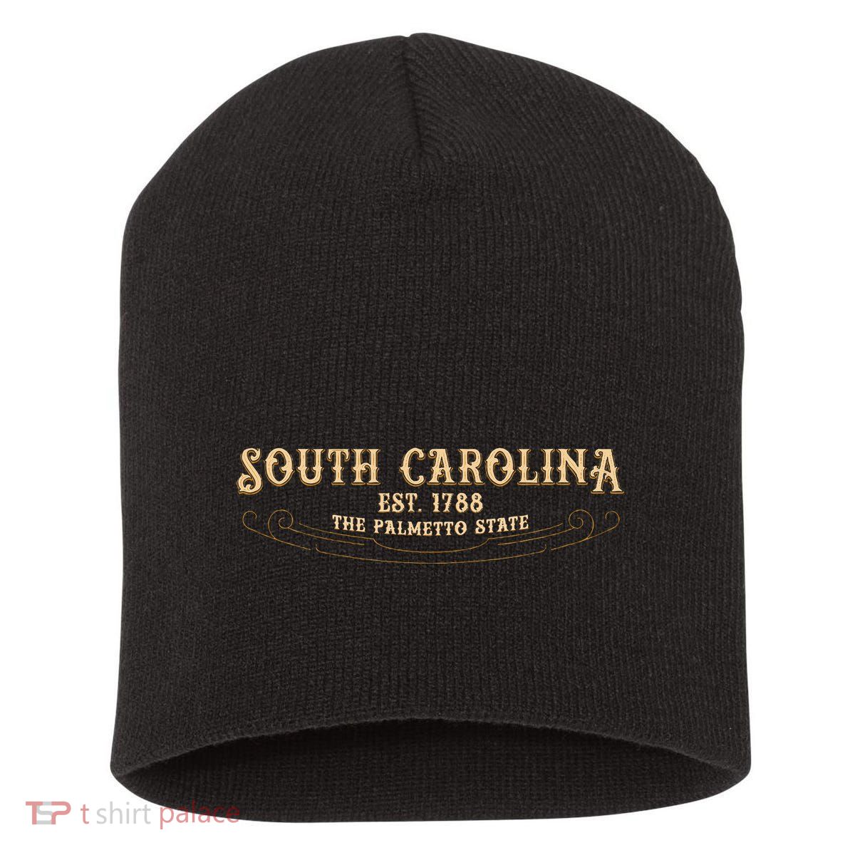 The Palmetto State South Carolina Short Acrylic Beanie